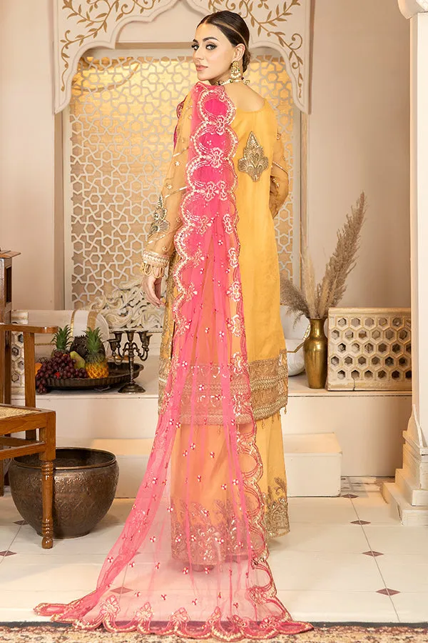 La Bella by Imrozia Embroidered Chiffon Collection – L-235 Glisten