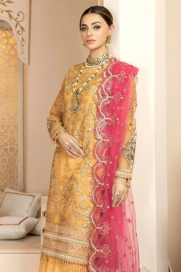 La Bella by Imrozia Embroidered Chiffon Collection – L-235 Glisten