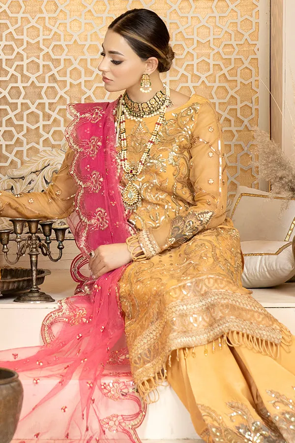 La Bella by Imrozia Embroidered Chiffon Collection – L-235 Glisten